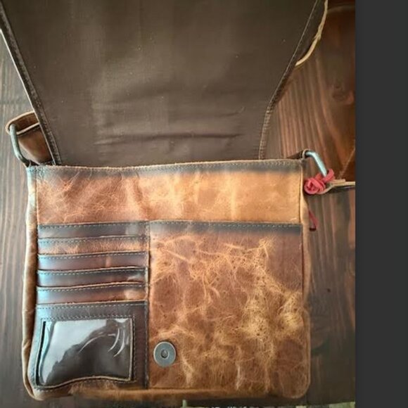 STS Ranchwear NEW Vaquero Cowhide Della Crossbody Bag Purse Western Leather - Picture 5 of 7